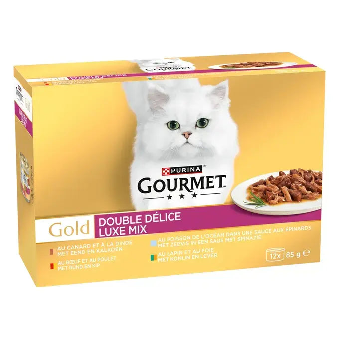 GOURMET™ GOLD Double Délice - Boîtes pour chat