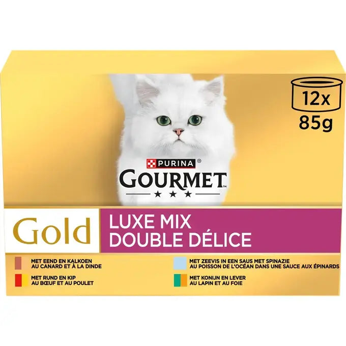 GOURMET™ GOLD Double Délice - Boîtes pour chat