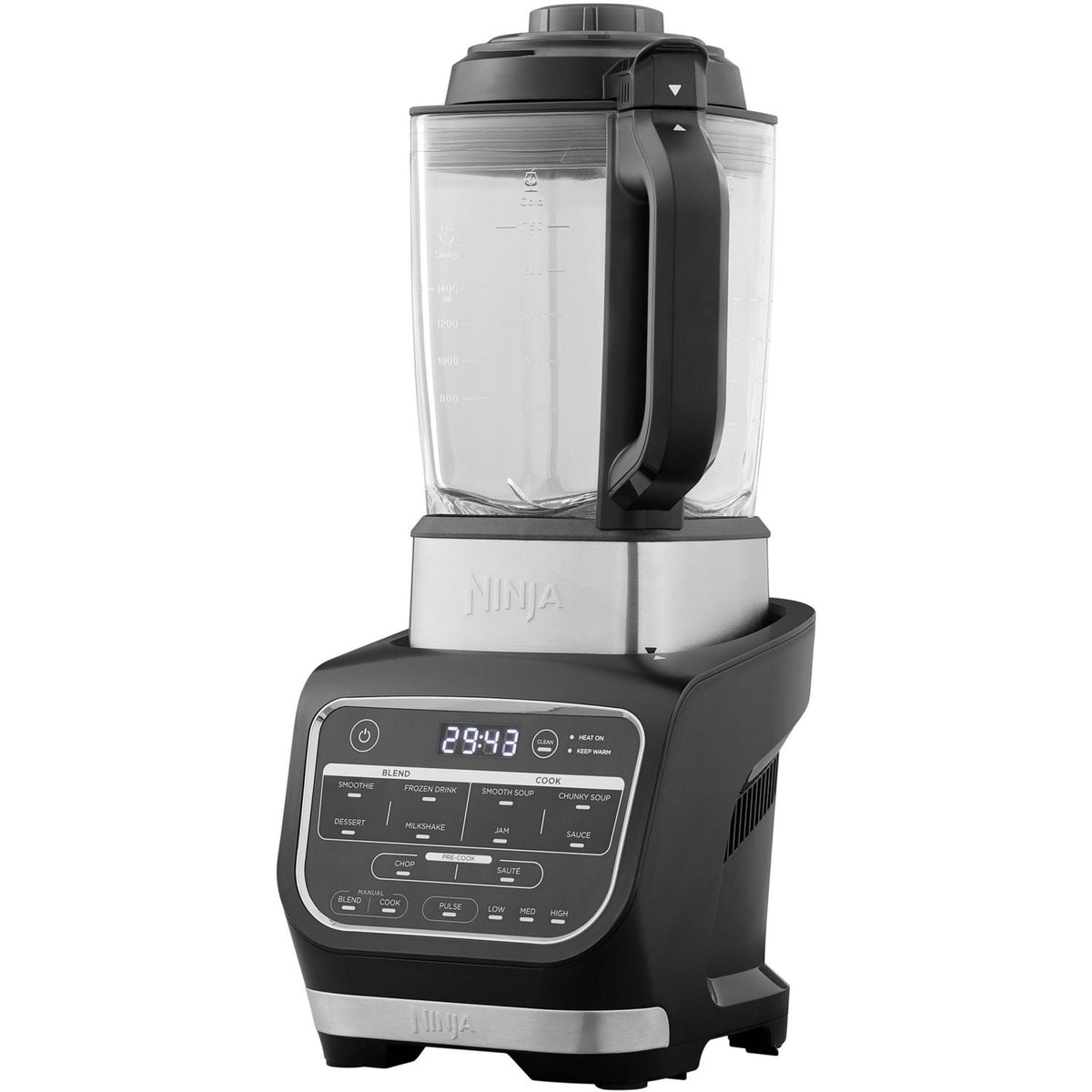 Blender chauffant Ninja Foodi 2-en-1 HB150EU- Bol Verre Thermoresist - 1.7L