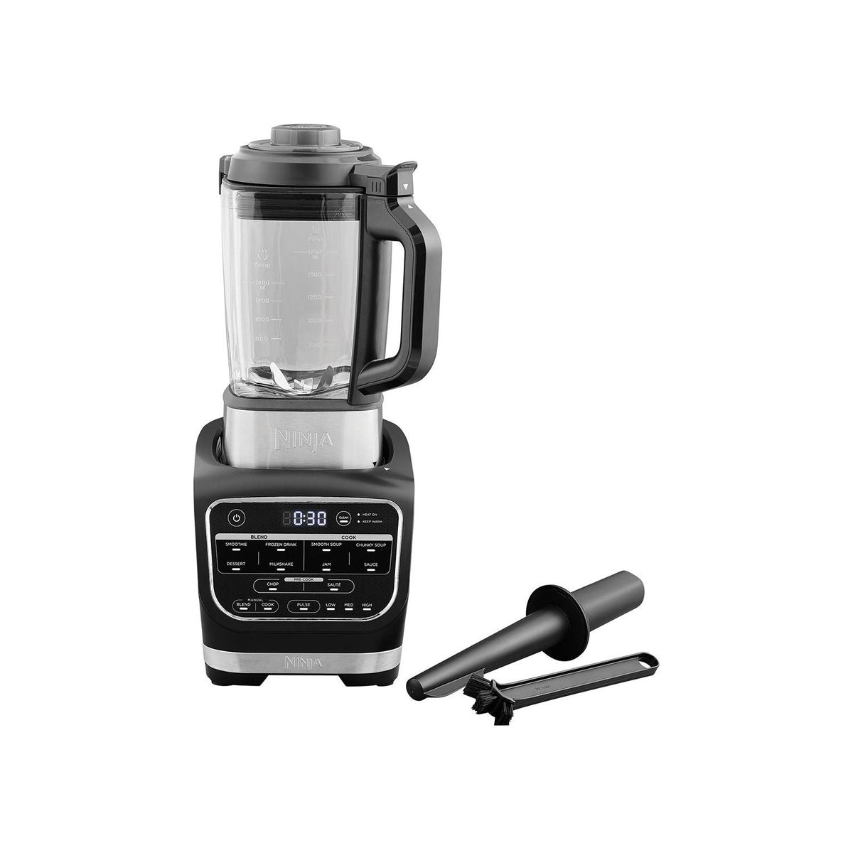 Blender chauffant Ninja Foodi 2-en-1 HB150EU- Bol Verre Thermoresist - 1.7L