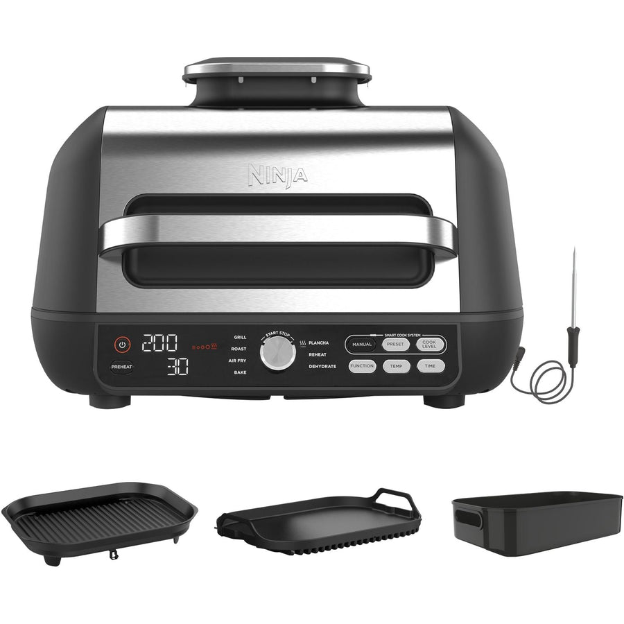 Grill Ninja Foodi MAX PRO AG651EU negro gris de sobremesa, 33x20 cm