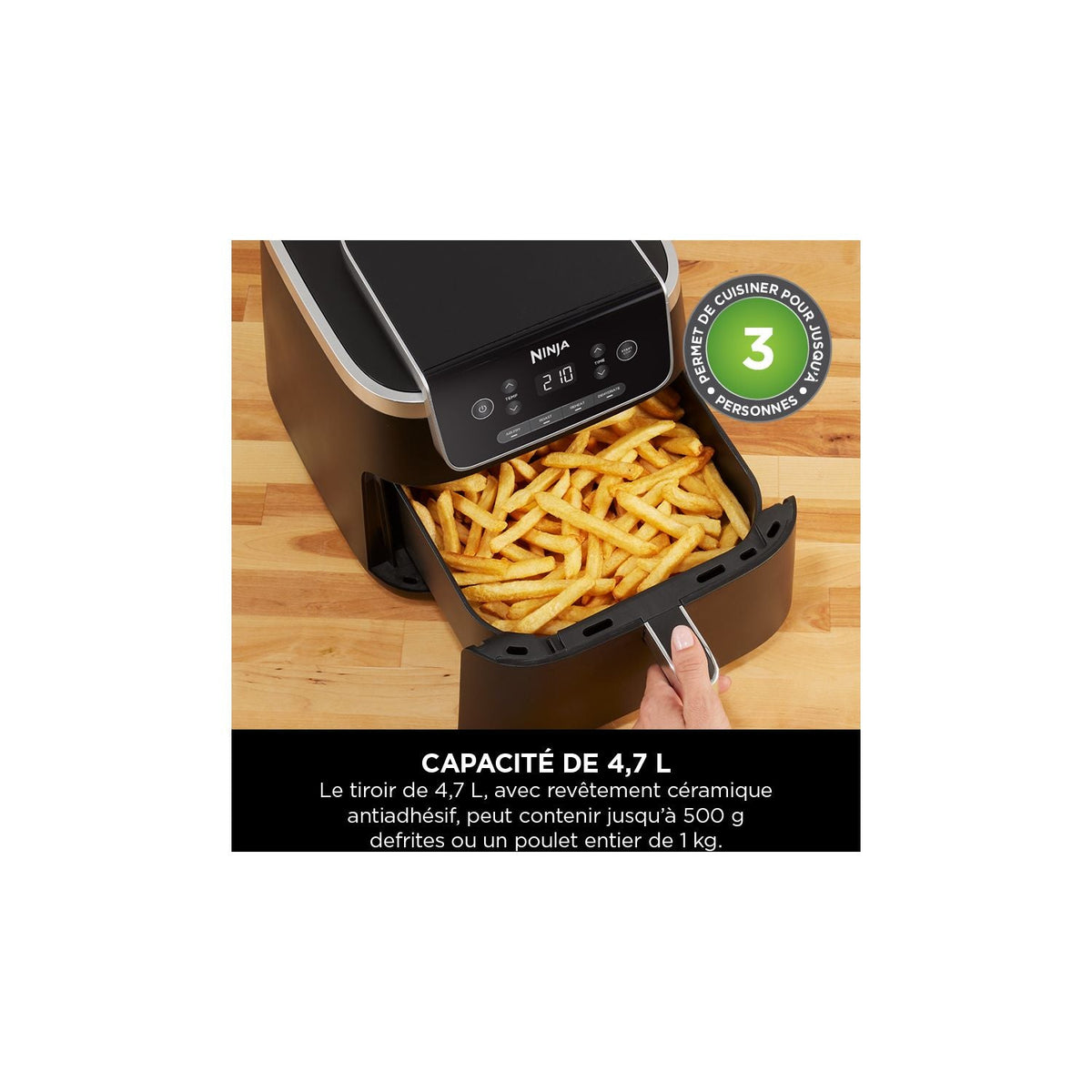 Friteuse sans huile Ninja Foodi 4,7L AF140EU