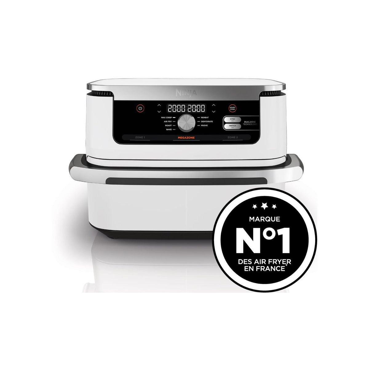 Friteuse sans huile Ninja Foodi FlexDrawer 10,4 L AF500EU – Blanc