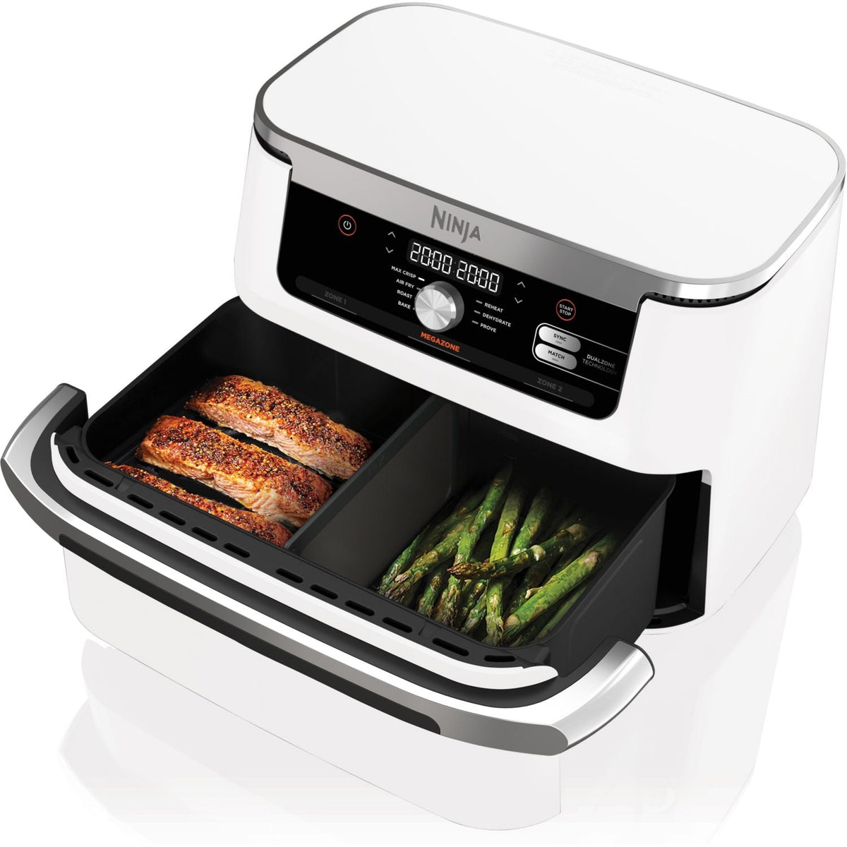 Friteuse sans huile Ninja Foodi FlexDrawer 10,4 L AF500EU – Blanc