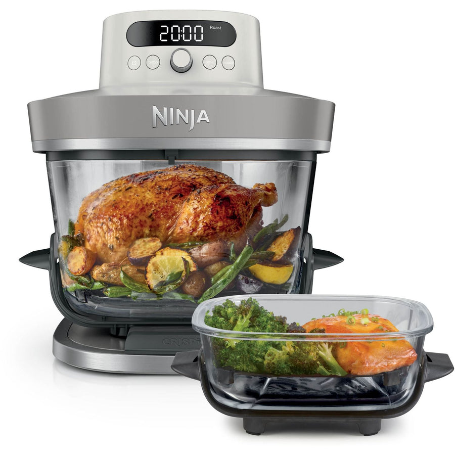 Freidora sin aceite Ninja CRISPi PRO 7 en 1 AS101EU – 2 recipientes de vidrio 5,7 L + 2,3 L