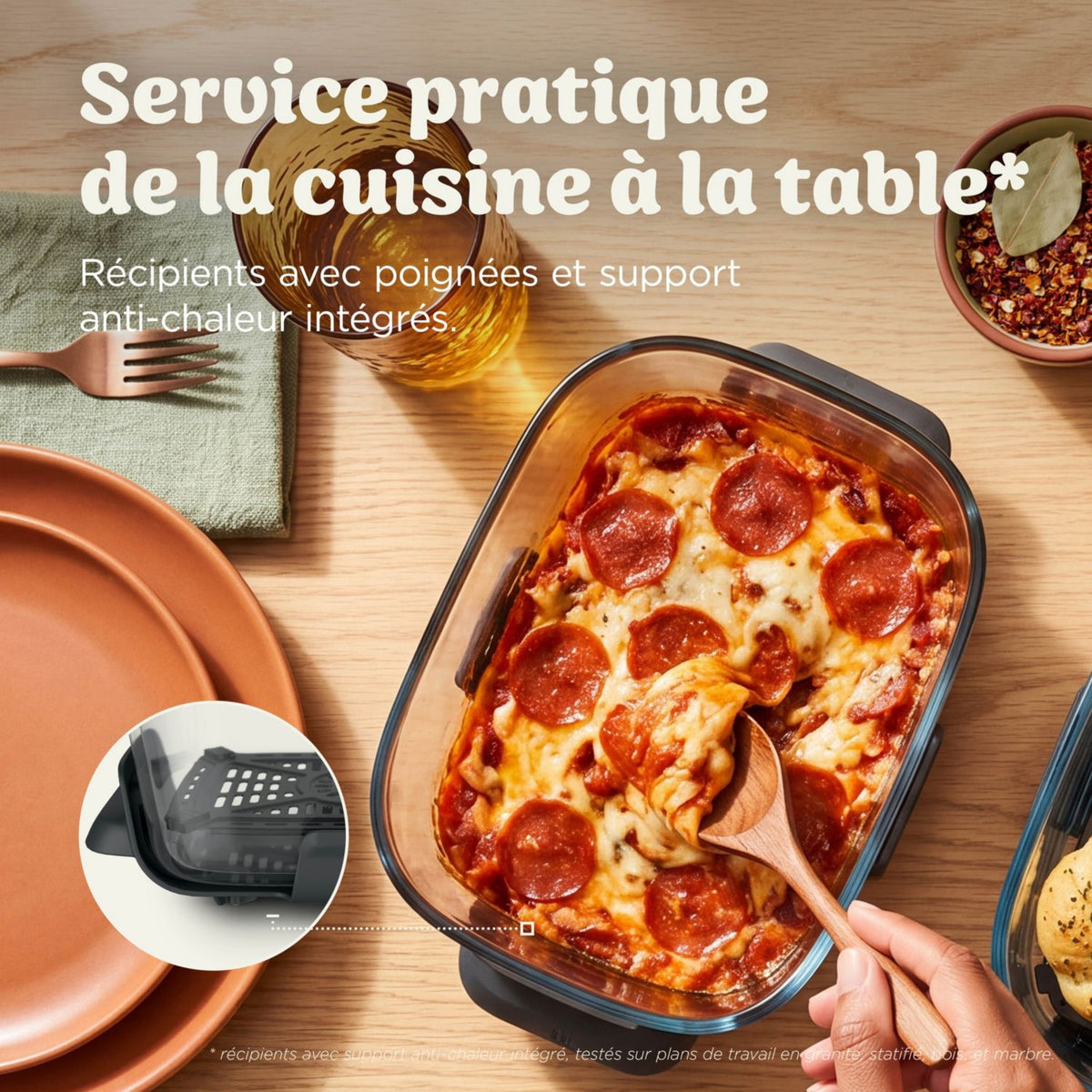 Friteuse sans huile Ninja CRISPi DualZone 8 fonctions DD102EU – Ivoire