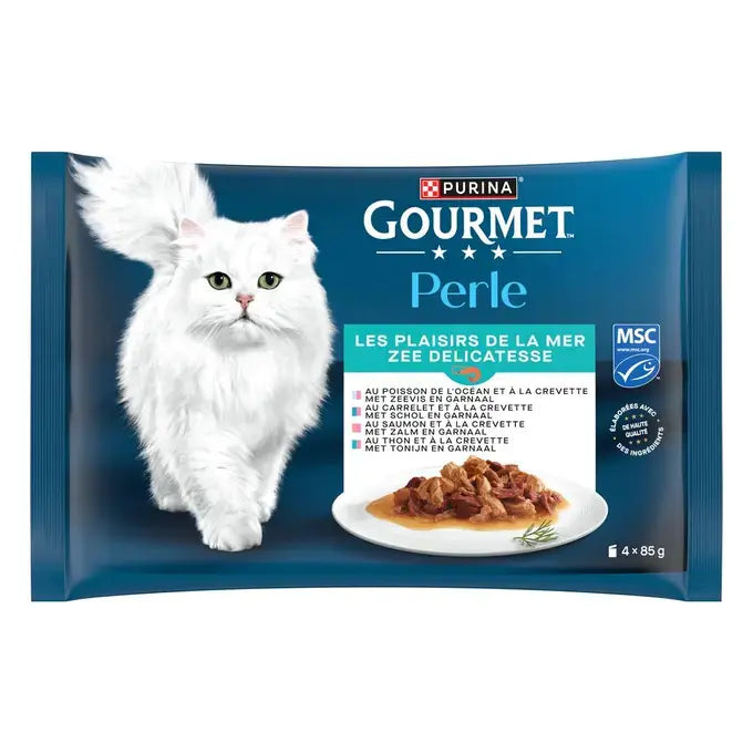 GOURMET™ PERLE Los Placeres del Mar - Bolsitas para gato