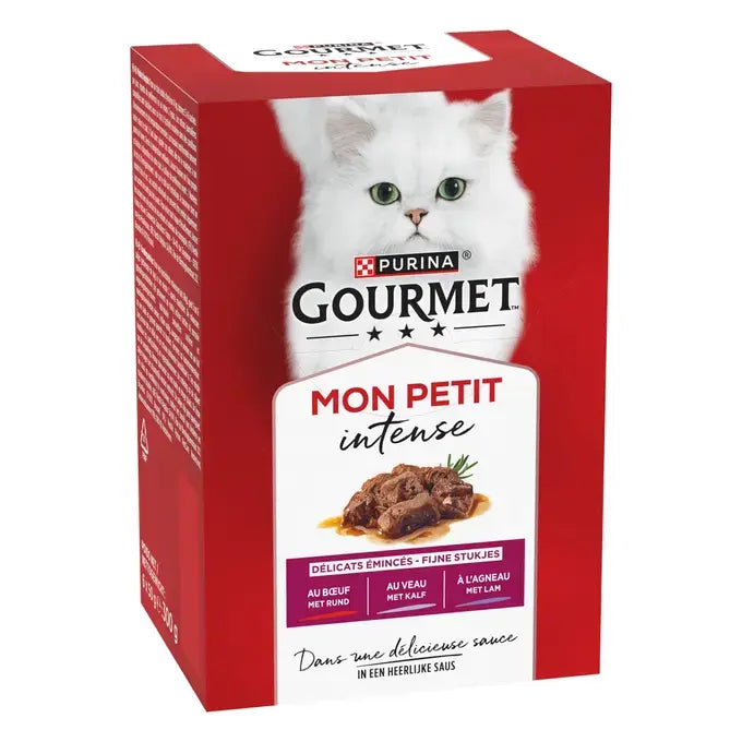GOURMET™ Mon Petit Intense Sélection à la Viande (Boeuf, Agneau et Veau)