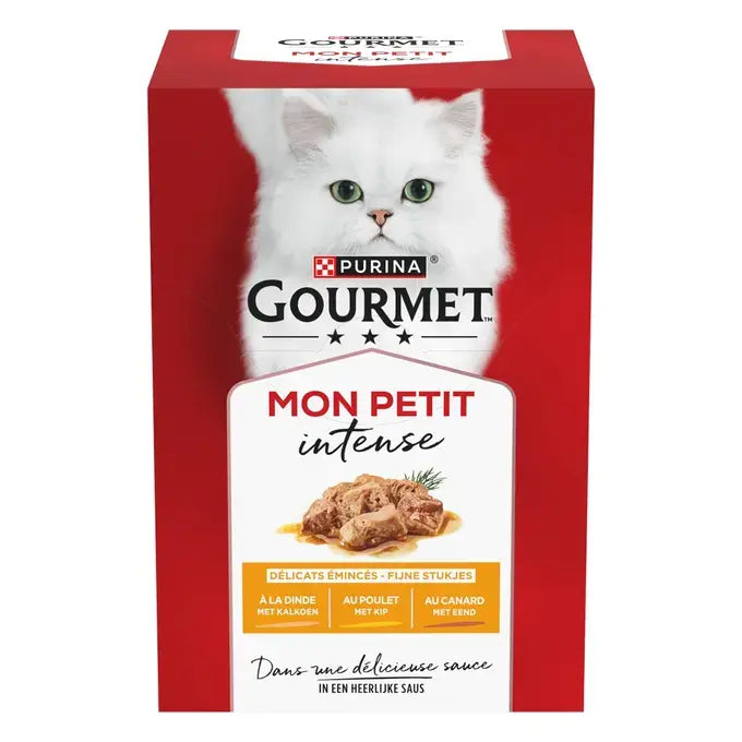 GOURMET™ Mon Petit Intense Sélection à la Volaille (Dinde, Canard et Poulet)