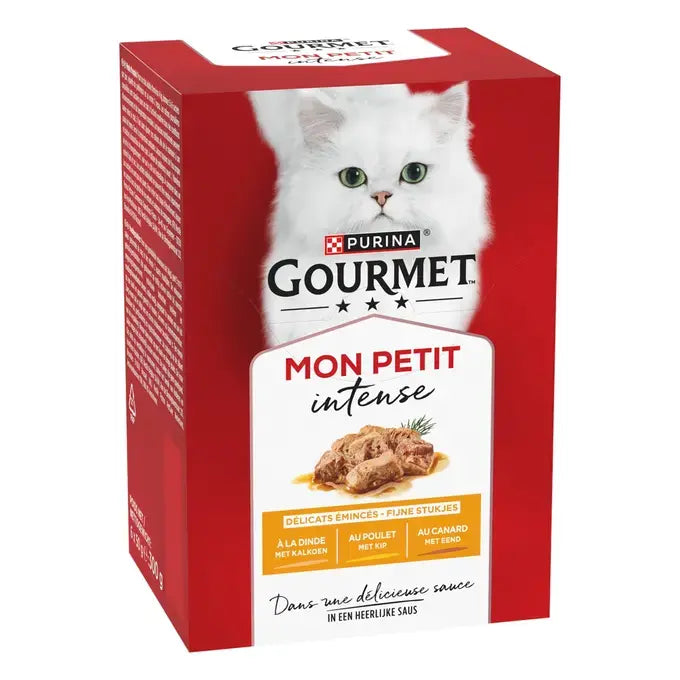 GOURMET™ Mon Petit Intense Sélection à la Volaille (Dinde, Canard et Poulet)