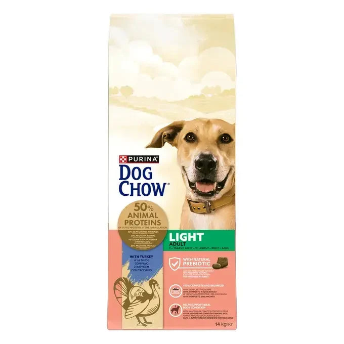Dog chow® adult light - a la dinde