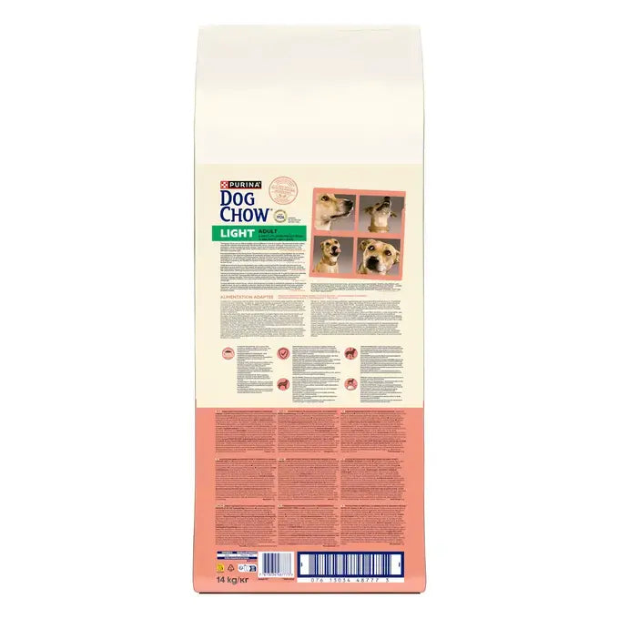 Dog chow® adult light - a la dinde