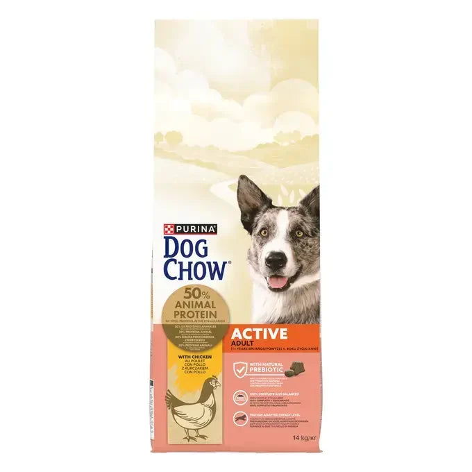 Dog chow® adult active - al pollo