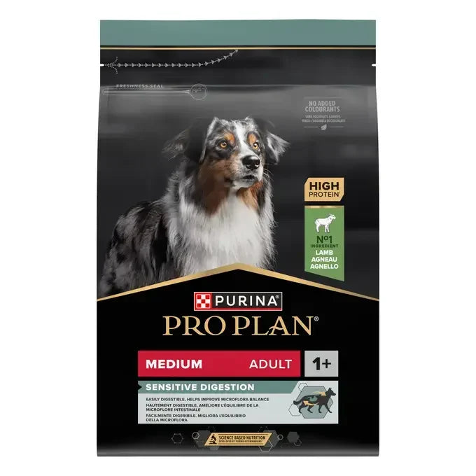 Pro plan® medium adult sensitive digestion - riche en agneau