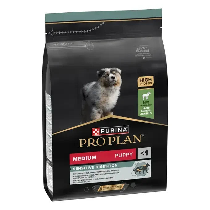 Pro plan® medium puppy sensitive digestion - riche en agneau