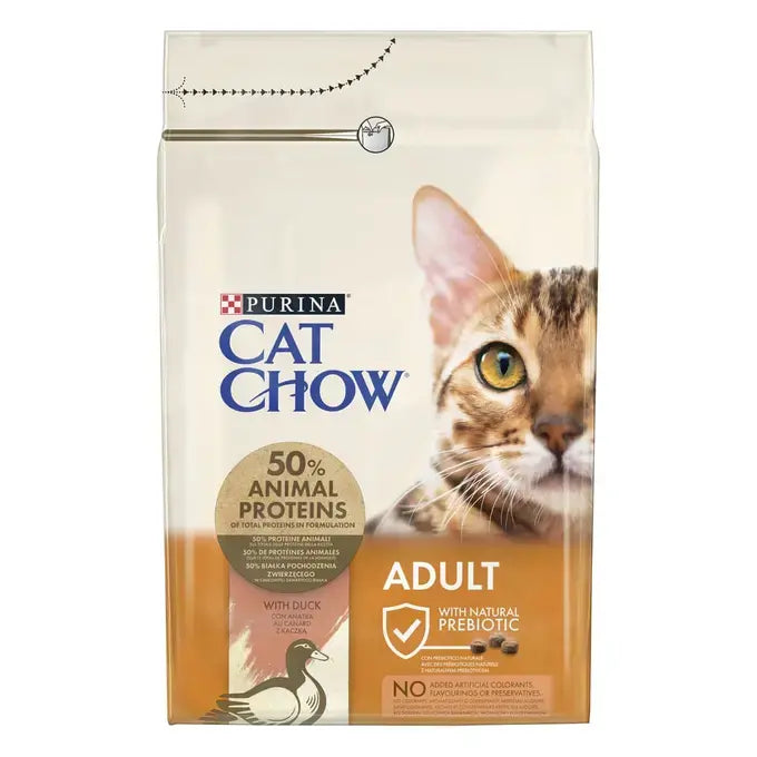 PURINA® CAT CHOW® – Pienso para gatos adultos rico en Pato