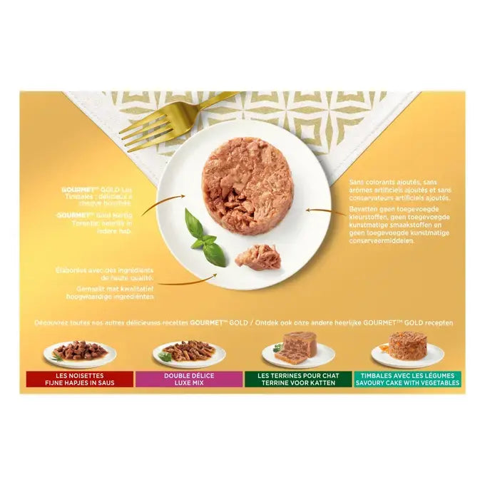 GOURMET™ GOLD Les Timbales - Boîtes pour chat