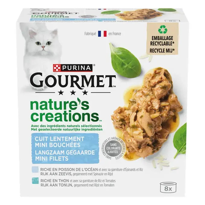 GOURMET™ NATURE'S CREATIONS Mini Bouchées Coffret de la Mer - Boîtes pour chat