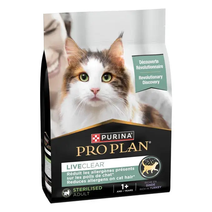PRO PLAN® LIVECLEAR® Sterilised Adult 1+ Riche En Dinde