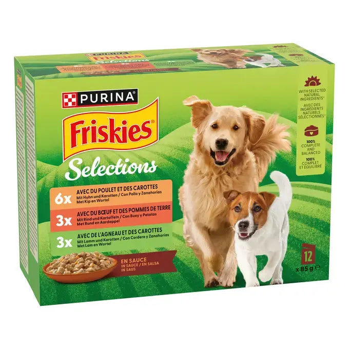 Friskies® - Bolsitas en Salsa para perro adulto
