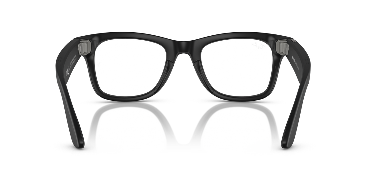 Ray-Ban Meta (Gen 1) Wayfarer - Mat Noir / Incolore/Vert Graphite