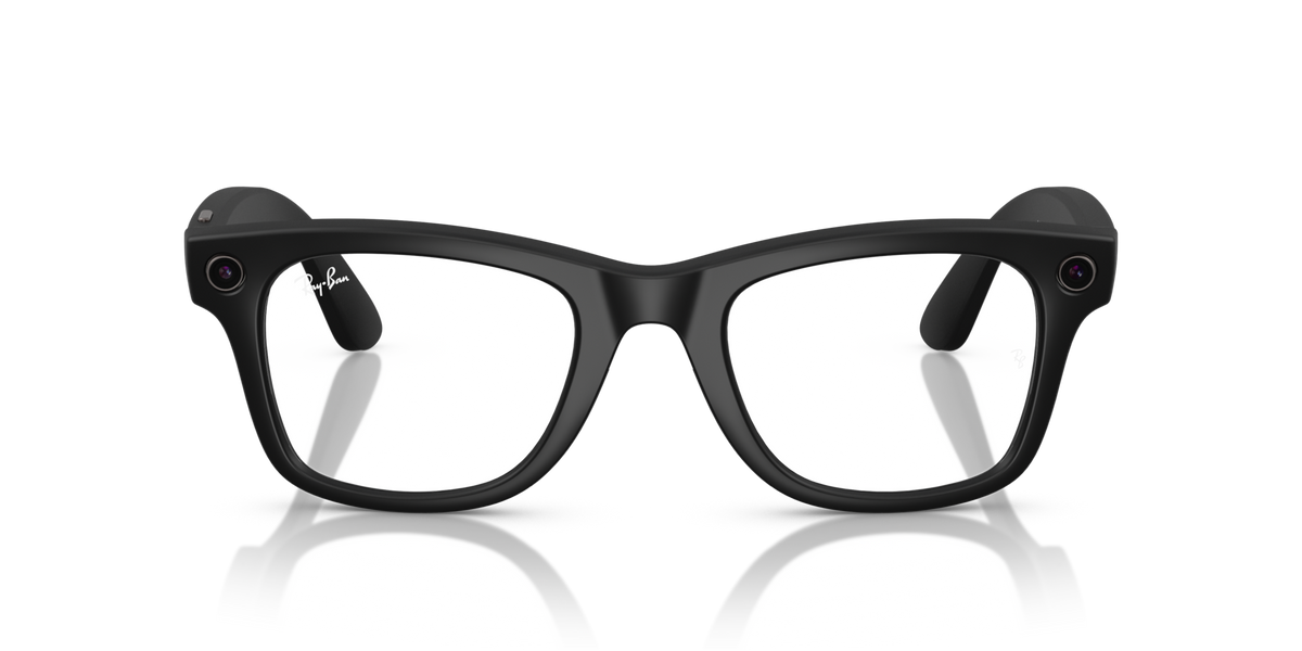 Ray-Ban Meta (Gen 1) Wayfarer - Mat Noir / Incolore/Vert Graphite