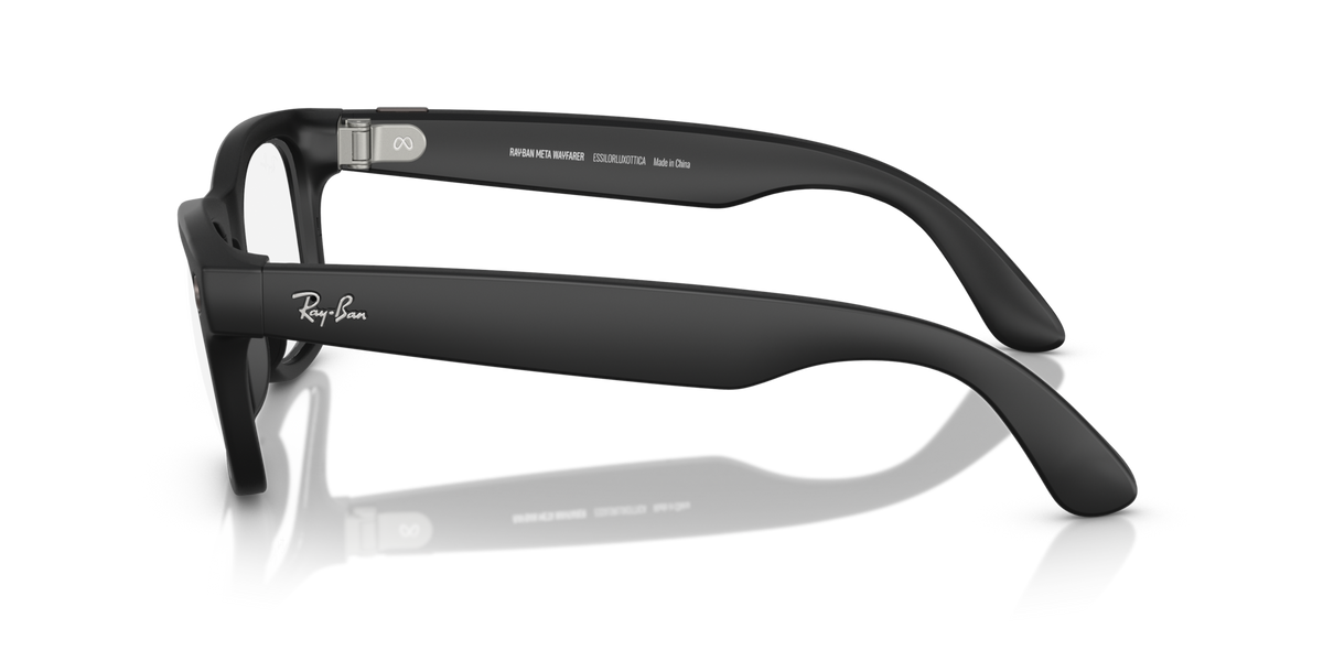 Ray-Ban Meta (Gen 1) Wayfarer - Mat Noir / Incolore/Vert Graphite