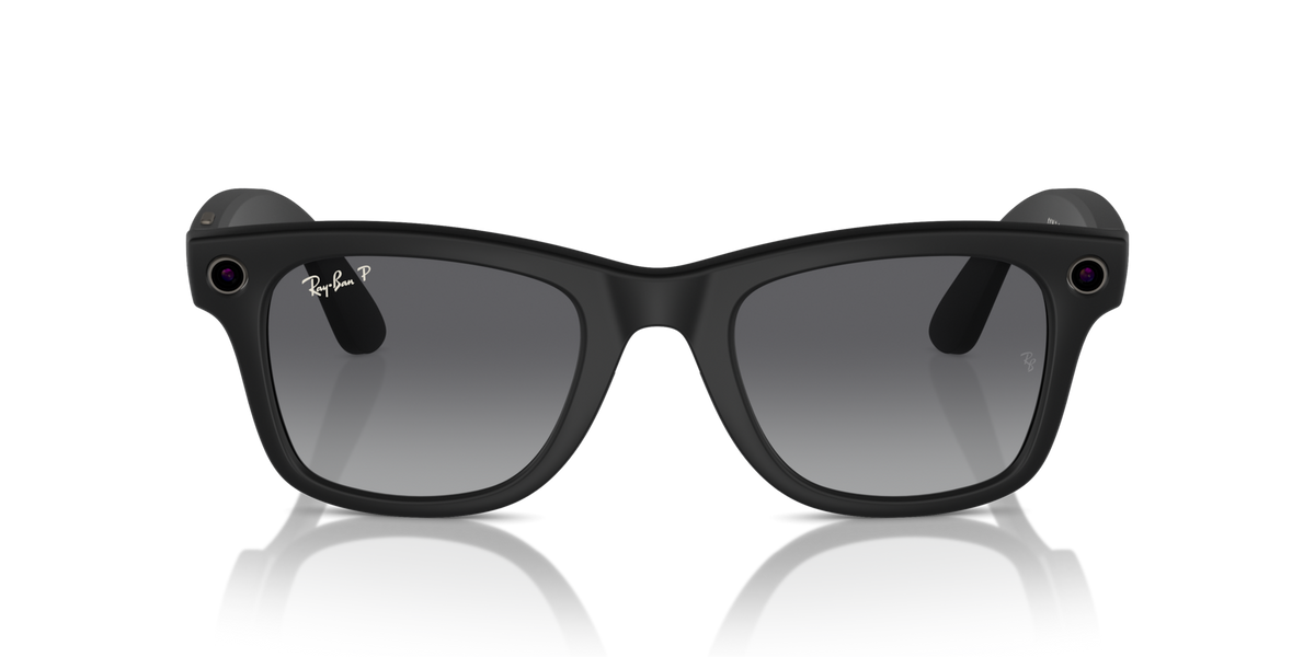 Ray-Ban Meta (Gen 1) Wayfarer - Mat Noir / Graphite polarisé