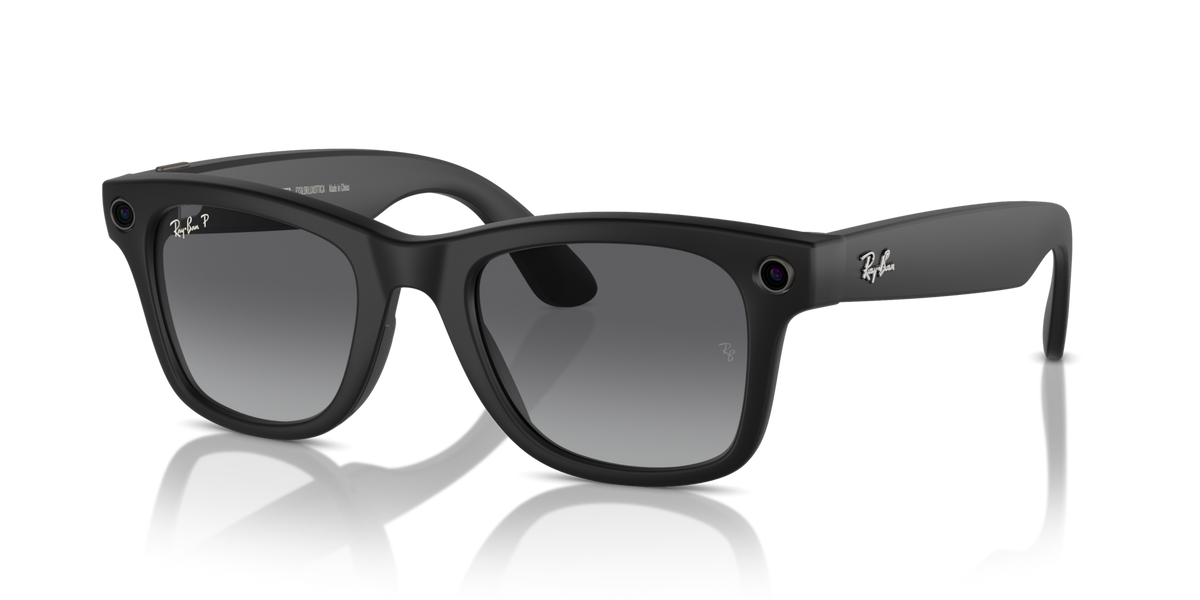 Ray-Ban Meta (Gen 1) Wayfarer - Mat Noir / Graphite polarisé