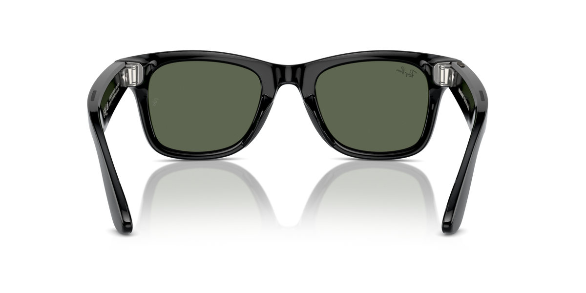 Ray-Ban Meta (Gen 1) Wayfarer - Brillant Noir / Vert G-15