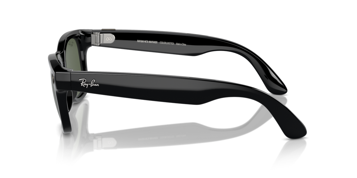 Ray-Ban Meta (Gen 1) Wayfarer - Brillant Noir / Vert G-15