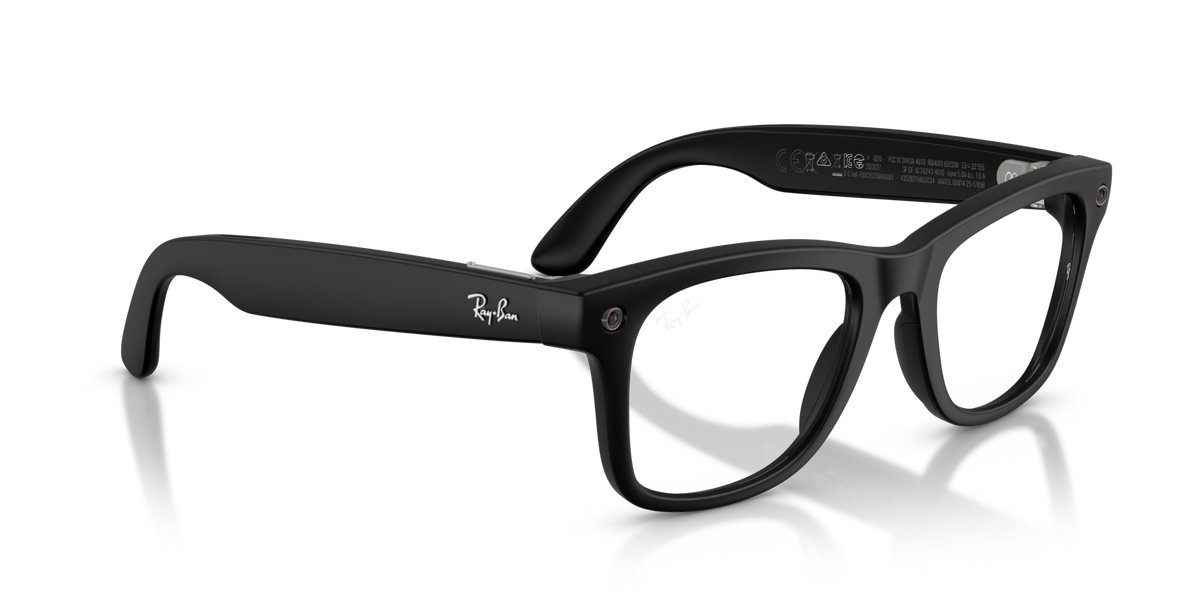 Ray-Ban Meta (Gen 3) Wayfarer - Mat Noir / Transparent/Vert