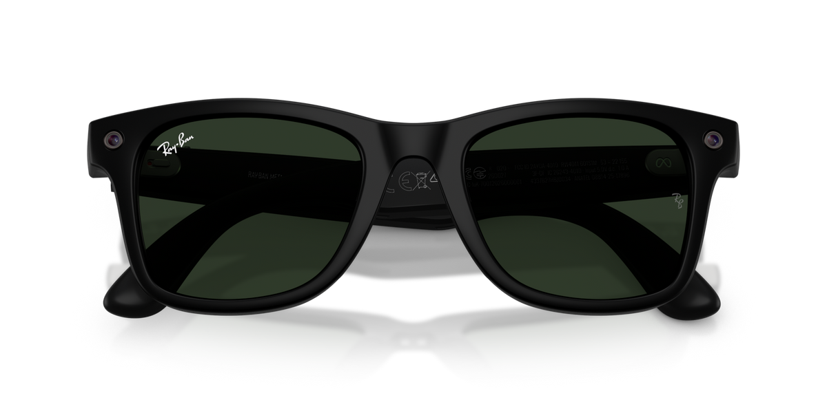 Ray-Ban Meta (Gen 3) Wayfarer - Mat Noir / Transparent/Vert