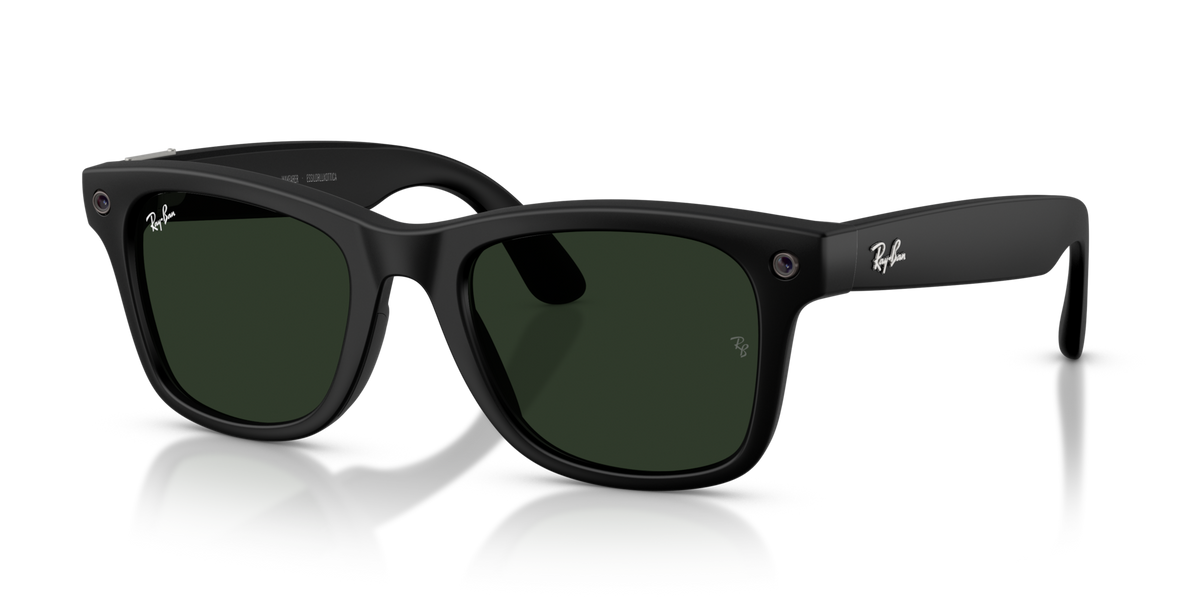 Ray-Ban Meta (Gen 3) Wayfarer - Mat Noir / Transparent/Vert
