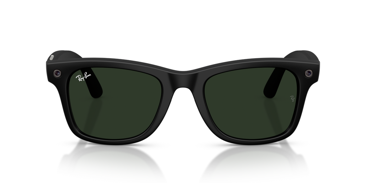 Ray-Ban Meta (Gen 3) Wayfarer - Mat Noir / Transparent/Vert