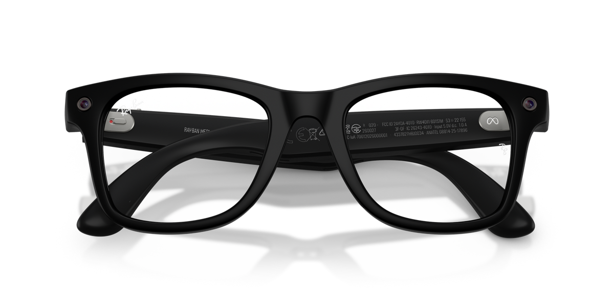 Ray-Ban Meta (Gen 3) Wayfarer - Mat Noir / Transparent/Vert