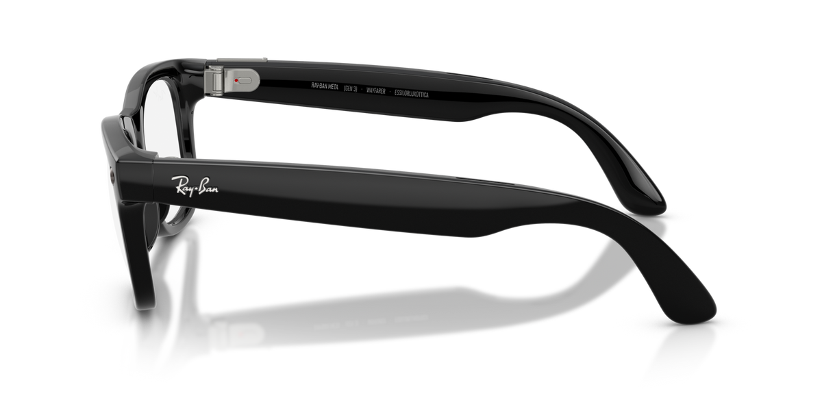 Ray-Ban Meta (Gen 3) Wayfarer - Brillant Noir / Transparent/Gris