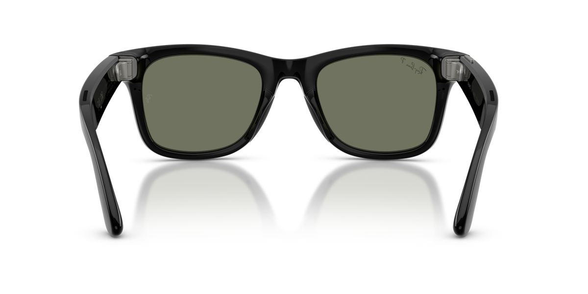 Ray-Ban Meta (Gen 3) Wayfarer - Poli Noir / Vert Polarisé