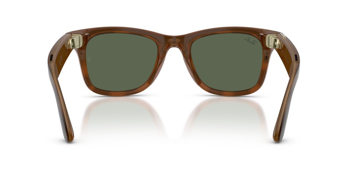 Ray-Ban Meta (Gen 3) Wayfarer - Poli Havana / Vert G-15