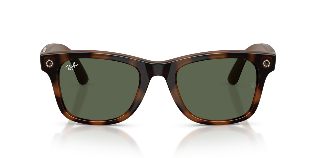 Ray-Ban Meta (Gen 3) Wayfarer - Poli Havana / Vert G-15