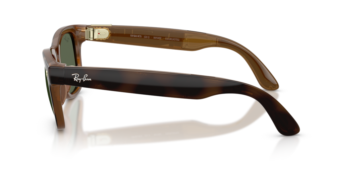 Ray-Ban Meta (Gen 3) Wayfarer - Poli Havana / Vert G-15