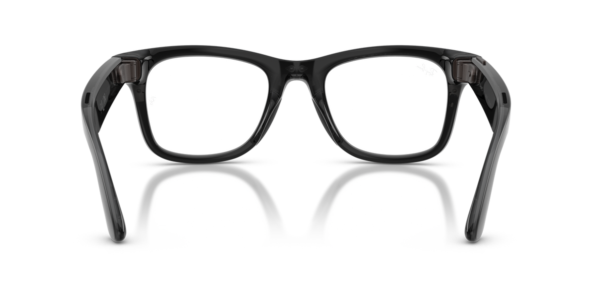 Ray-Ban Meta (Gen 3) Wayfarer - Poli Transparent Noir / Transparent/Aigue-marine