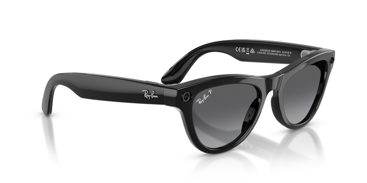 Ray-Ban Meta (Gen 2) Skyler - Brillant Noir / Graphite dégradé polarisé