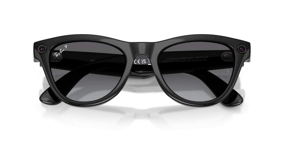 Ray-Ban Meta (Gen 2) Skyler - Brillant Noir / Graphite dégradé polarisé