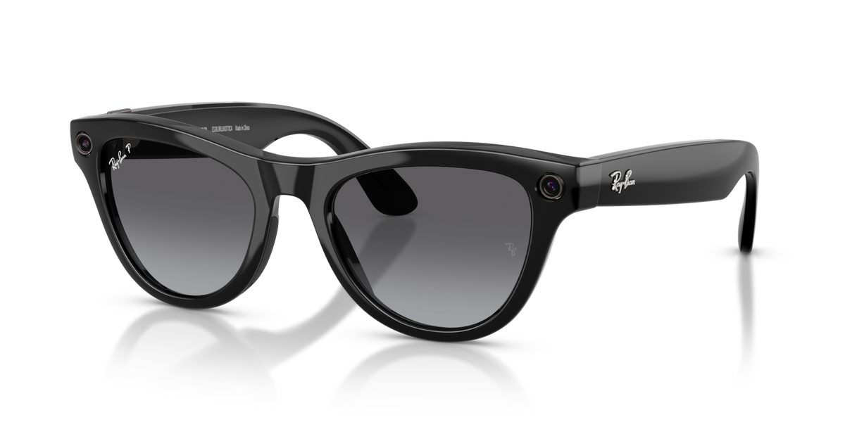 Ray-Ban Meta (Gen 2) Skyler - Brillant Noir / Graphite dégradé polarisé