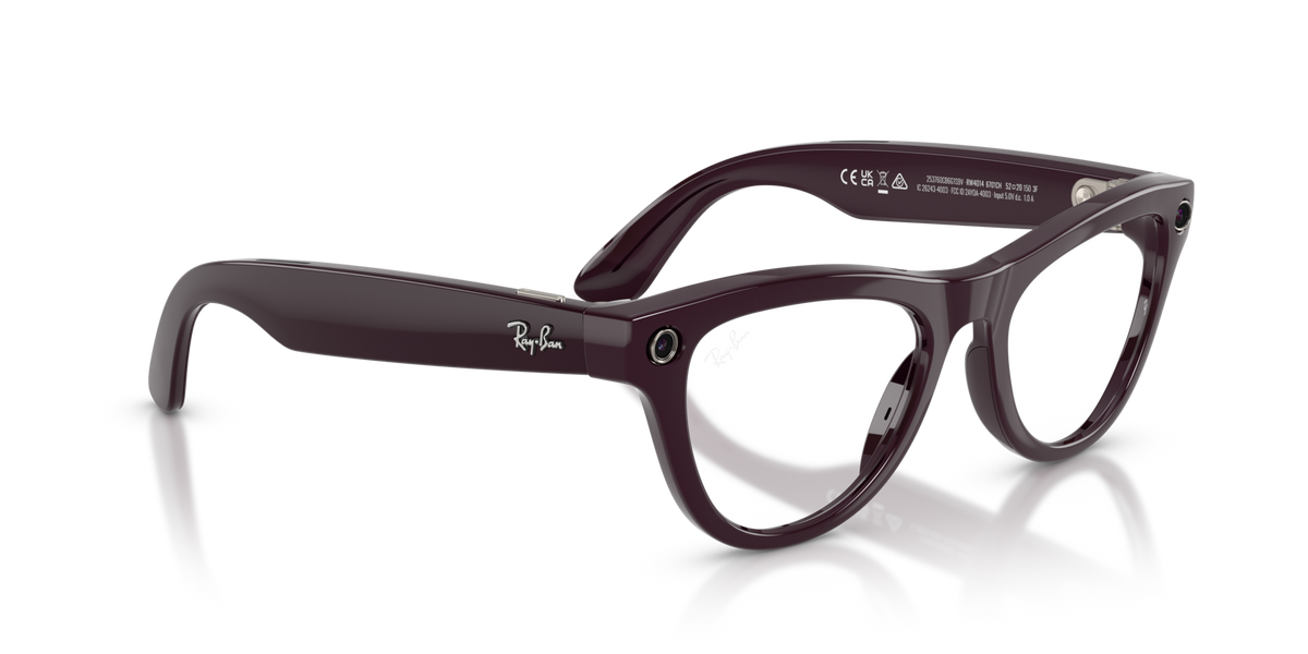 Ray-Ban Meta (Gen 2) Skyler - Brillant Violet mystique / Incolore/Améthyste