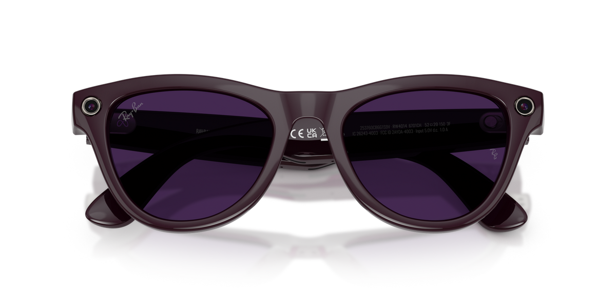 Ray-Ban Meta (Gen 2) Skyler - Brillant Violet mystique / Incolore/Améthyste