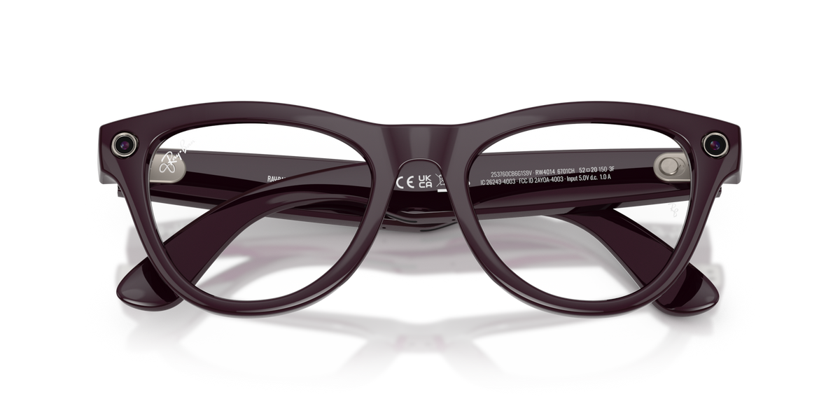 Ray-Ban Meta (Gen 2) Skyler - Brillant Violet mystique / Incolore/Améthyste
