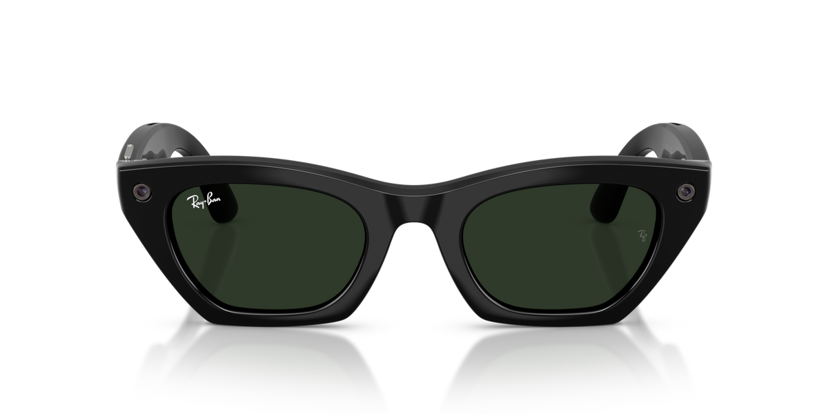 Ray-Ban Meta (Gen 3) Zena - Brillant Noir / Transparent/Vert