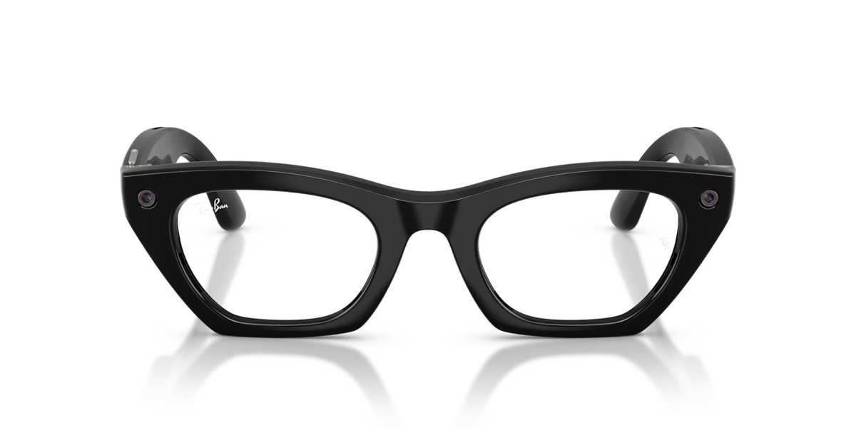 Ray-Ban Meta (Gen 3) Zena - Brillant Noir / Transparent/Vert